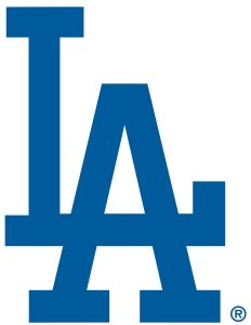 Los Angeles Dodgers hat dark logo