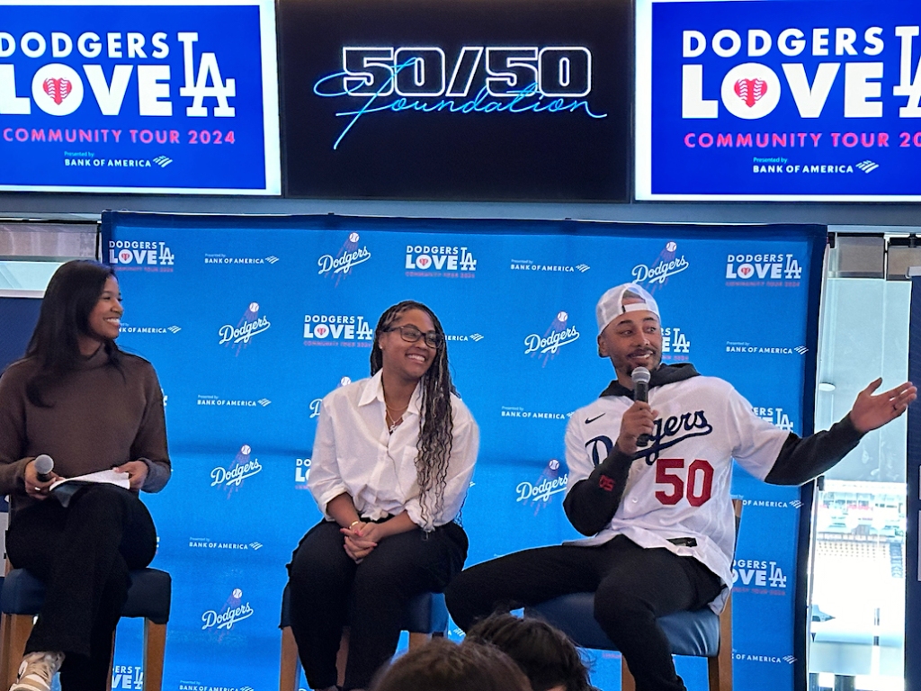 Mookie Betts and the Dodgers Love LA: Workshop on Financial Literacy