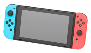 The Nintendo Switch, a hybrid portable/home console released by Nintendo in 2017.